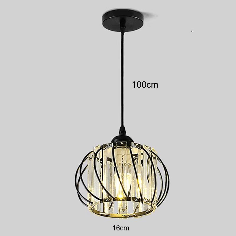 Dining Room Crystal Chandelier Golden Kitchen Island Hanging Light Interior Decor Luxury Modern Led Ceiling Lamp Pendant Light