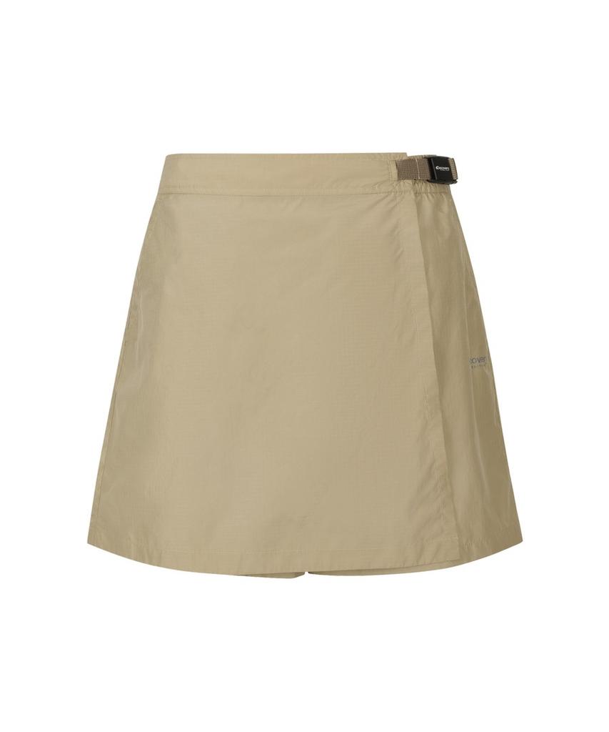 DISCOVERY EXPEDITION Women'S Lightweight Woven Training Crotch Pants Skirt (N/Beige)