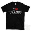 I LOVE URANUS T-SHIRT Heart Space Planets Astronomy Solar System Gas Giant Outer Unisex T-Shirt