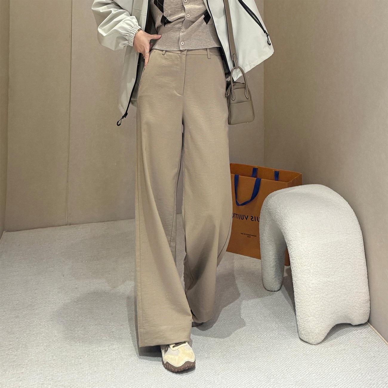 Original Wide-Leg Casual Trousers, Lightweight Breathable Sun-Protection, Floor-Length, Versatile New Design XL