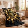 Athletic Bilbao Football Print Flannel Blanket Soft Warm Sofa Bed Throw Blanket For Home Office Bedroom