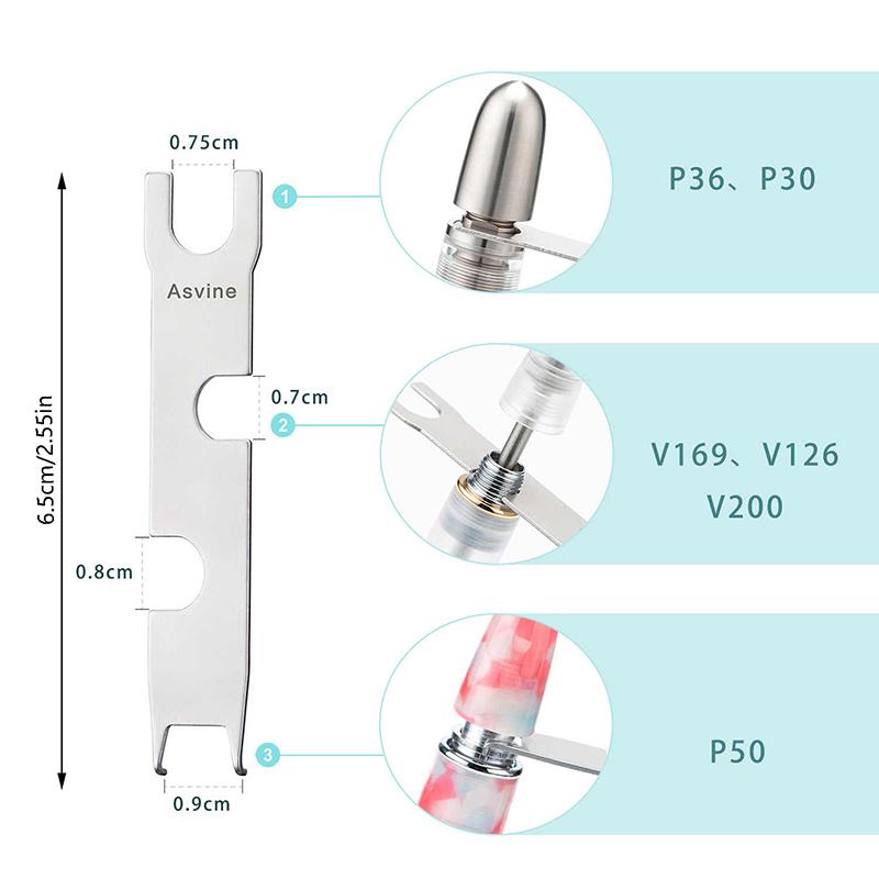 Multifunction Removing Tools Wrench For Asvine P20 P36 P30 P50 V169 Piston And Vacuum Fountain Pens School Office Stationery