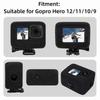 2pcs Sponge Sponge Cover Windproof Protective Housing Frame Case Noise Reduction Wind Noise Reduction for Gopro Hero 12/11/10/9