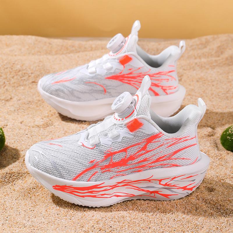 Kids' Lightweight Double Mesh Breathable Sneakers - Spring/Autumn 2025 Non-slip Soft Sole Running Shoes
