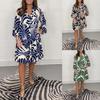 Elegant Chiffon Fashion Trendy Mesh Bat Sleeve Maxi Long Dress