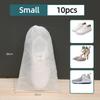 10Pcs Shoes Storage Bag Closet Organizer Non-Woven Travel Portable Bag Waterproof Pocket Clothing Classified Hanging Bags