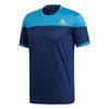 Color Block Crew Neck Pullover Short Sleeve T-Shirt Men Tops CW7075
