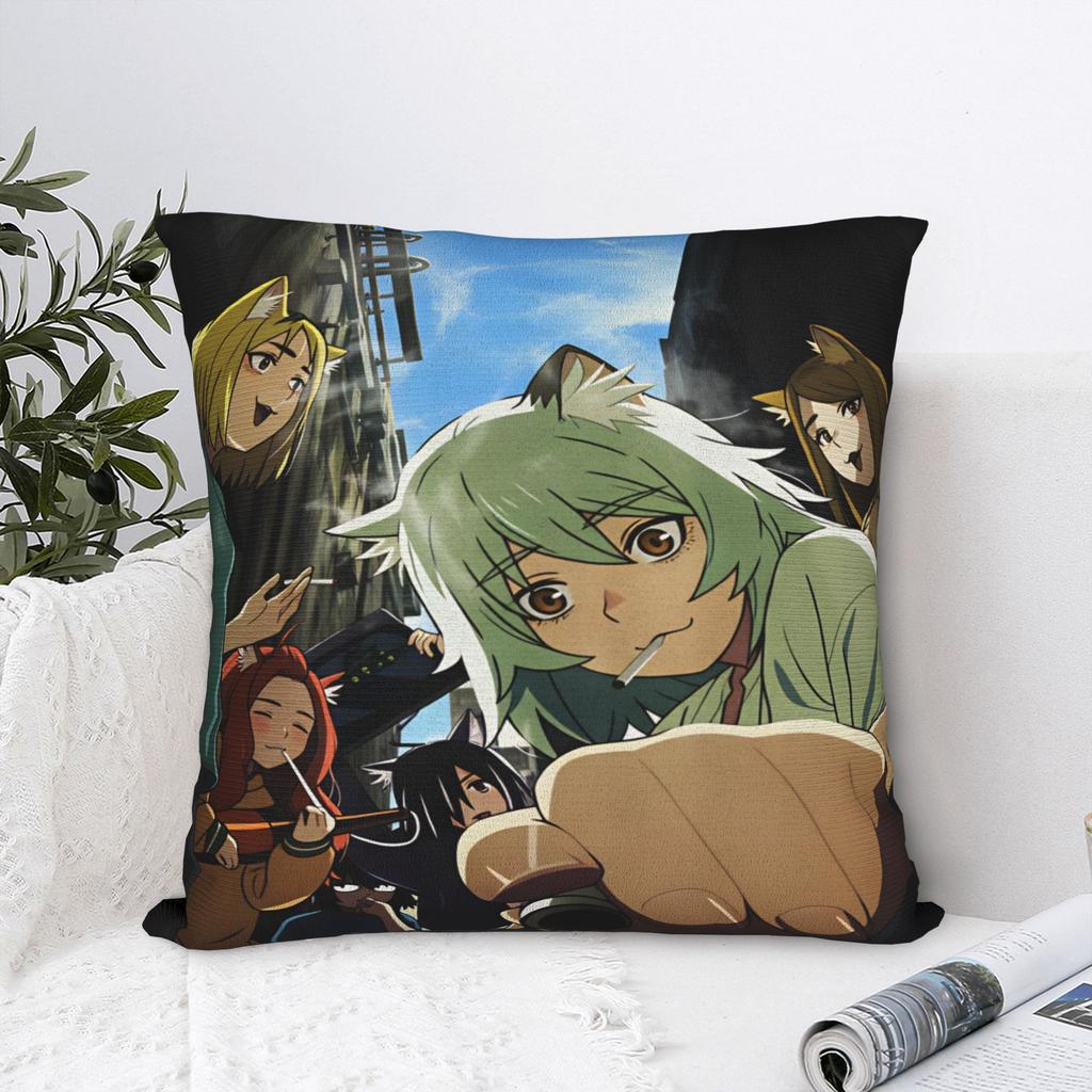 C-Chainsmoker Cats Pillow Case Vintage Pillow Cover Print Pillowcases For Living Room Bed Chair