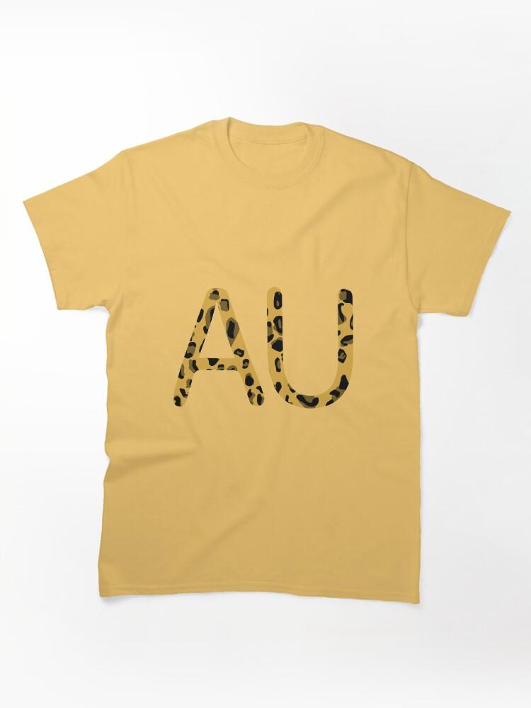 Auburn University AU Cheetah Print Classic Unisex T-Shirt