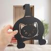 Cute Cat Shaped Door Hook No Drill Adhesive Mount Coat Key Hat Bag Hanger Home Storage Decor