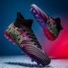 Autumn New Soccer Shoes Boys and Girls Students Competition High-top Spike Lawn Training Shoes