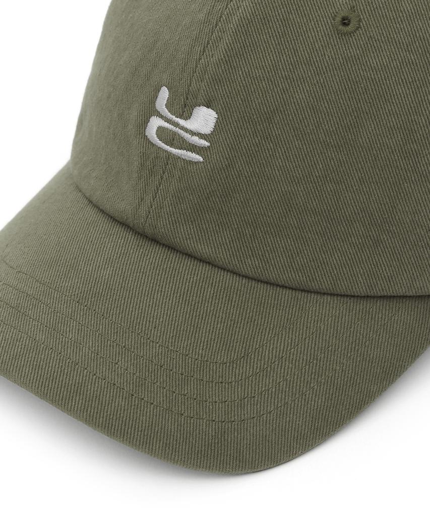Eondeokeonteulol Four Seasons Cotton Logo Embroidered Basic Soft Top Unisex Ball Cap Uc / Washed B B / Khaki