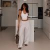 Akiyo Studio Linen Lyocell Women Wide-Leg Pants Idle Style Thin Casual Pants Mop Pants Summer Loose