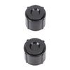 2pcs Low Point Drain Seals and Caps Compatible with 1 2 Inch Hot Cold Water Lines for RV Travel Trailer