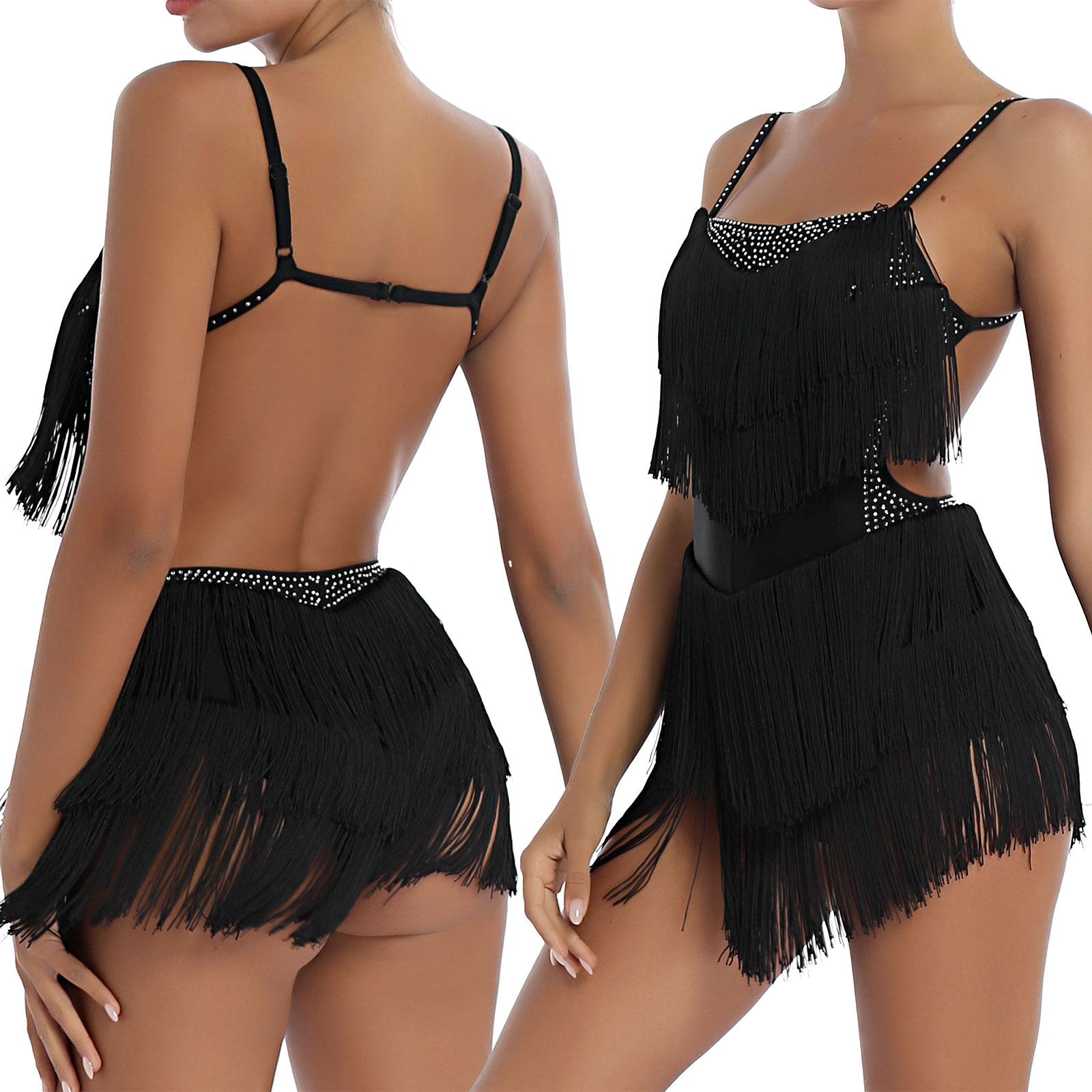 

Модные платья для латинских танцев, женское платье без рукавов с открытой спиной