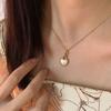 Fashionable Double-Sided Heart Necklace for Women - Stylish Niche Design Clavicle & Sweater Chain