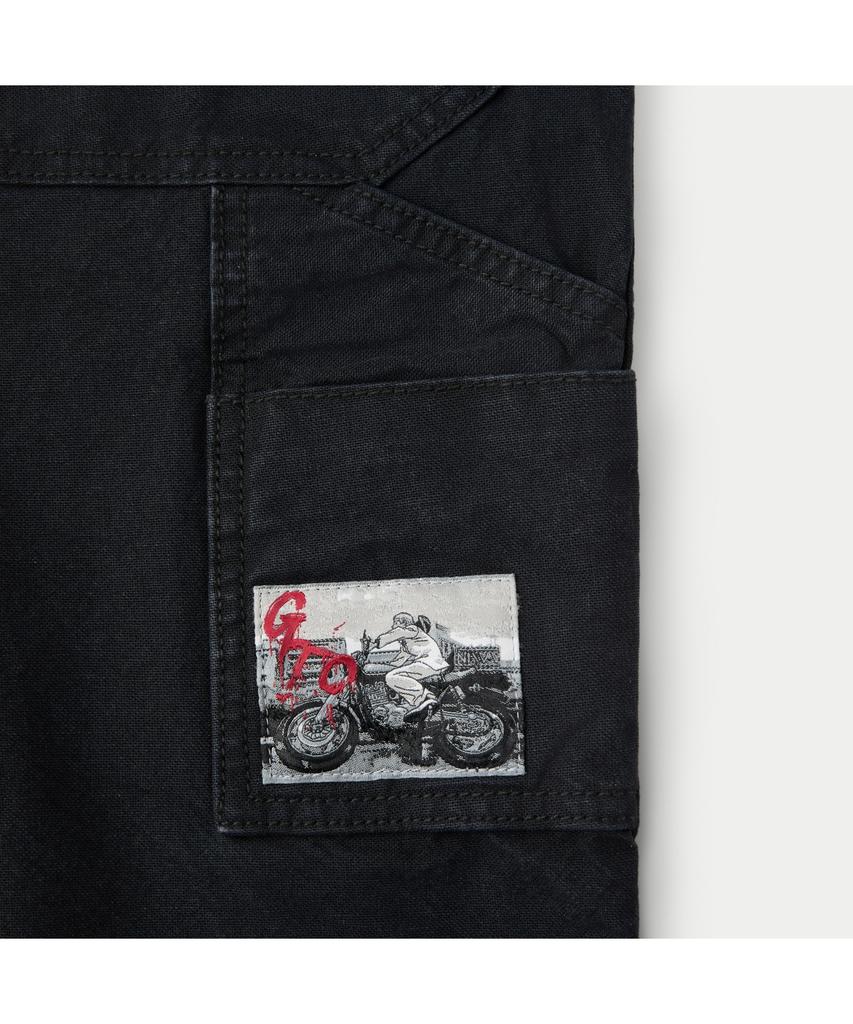 Silijeu Series X Gto Back Pocket Print Shorts Sapom26901Bkx