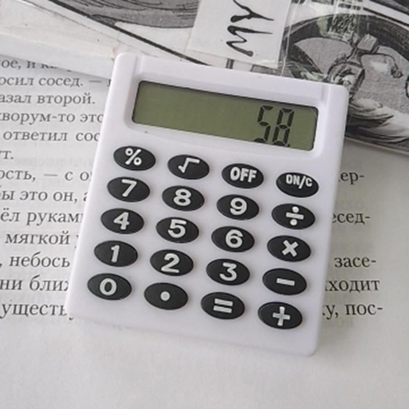 Malá čtvercová kalkulačka Multifunkční mini kalkulačka pro barevné školy