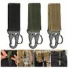 3PC Tactical Carabiner Outdoor EDC Keychain Nylon Webbing Keys Holder Camping Backpack Belt Hook Hanging Buckle Muilter Clip