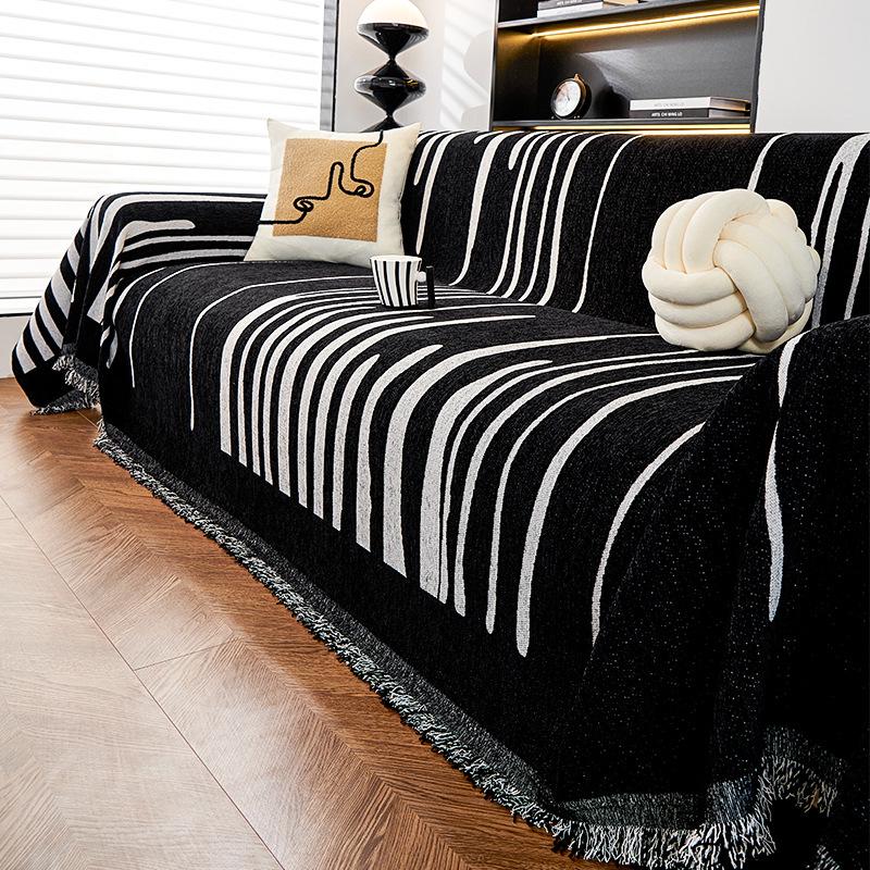 Nordic Instagram Style Serena Sofa Towel Chenille Thickened Anti-Scratching Sofa Cover All-Inclusive Universal Cover Cover Cloth