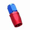 AN6 Racing Oil   Fuel Line Hose End Swivel Male Fitting Adapter Blue Red Color 0 Degree