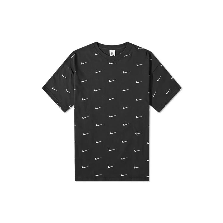 

New Nike All Over Swoosh Logo T Shirt CK4094-010 S
