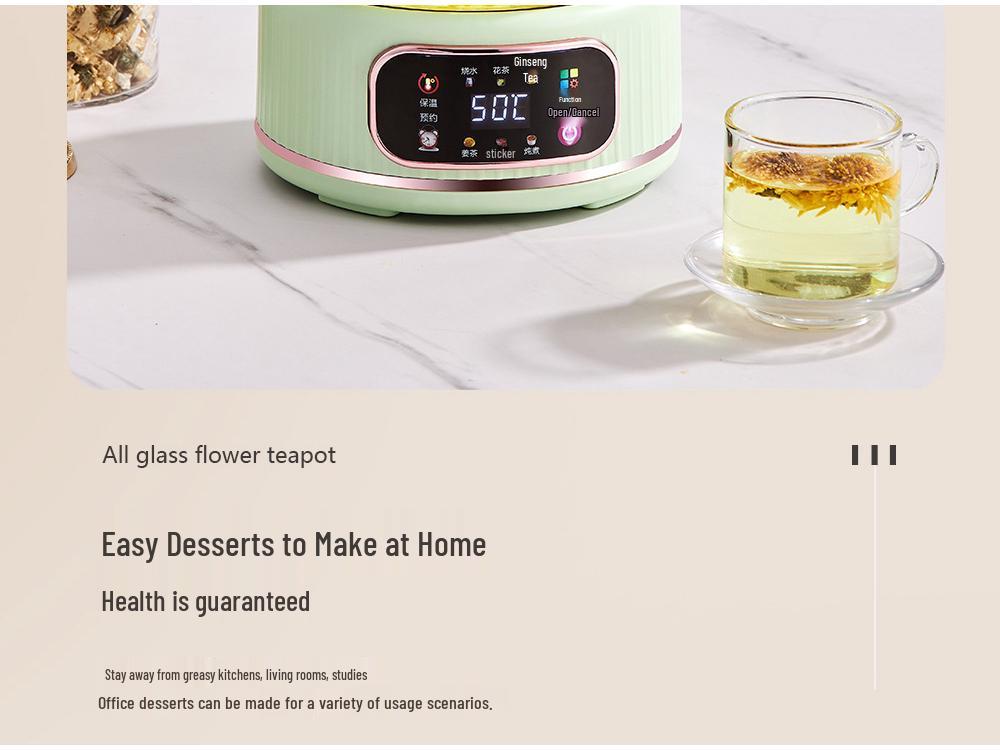 Good Wife All-Glass Multifunctional Tea Maker Kettle for Home or Office