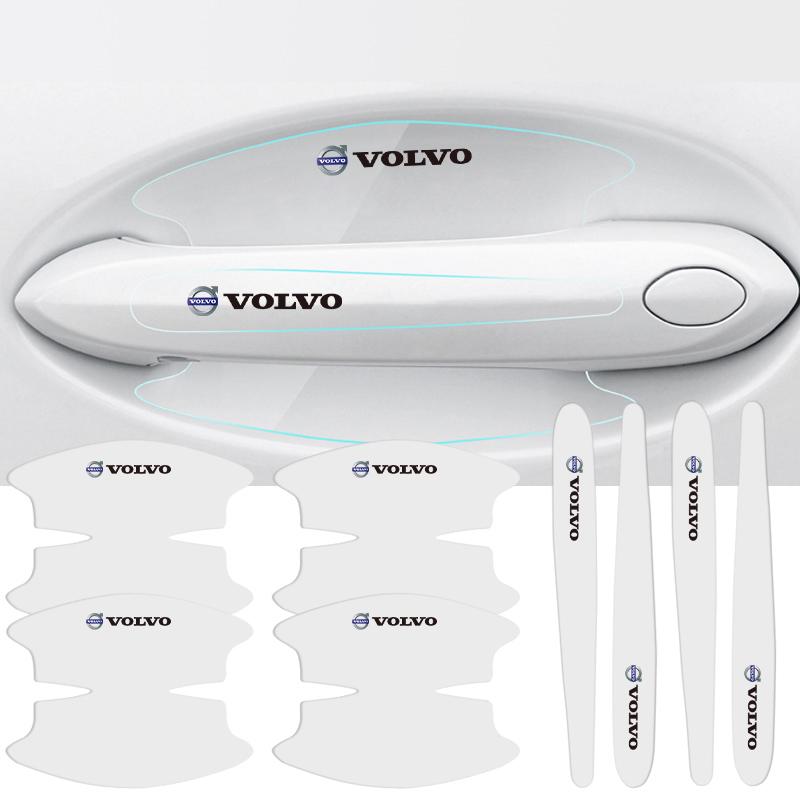 Car Door Bowl Film Transparent Handle Sticker Protector Cover For Volvo XC60 EX30 XC40 V60 V40 XC90 XC70 V50 S60 V70 S90 AWD V90
