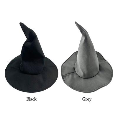 Festival Decoration Party Halloween Sorcerer Hat Portable Vintage Witch Hat Magic Academy Cap