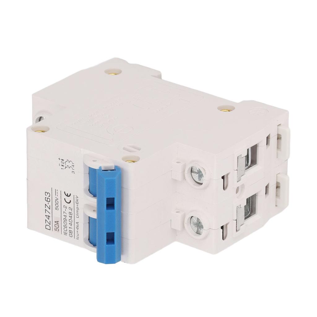 2P Mini DC Circuit Breaker 4kA Icu 6kV Uimp Fast Tripping Solar PV System Small Circuit Breaker