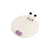 Handmade Crochet Craft Crochet Animal Coaster Non-slip Base Animal Shape Design Knitted Drink Coaster Creative Cartoon Style