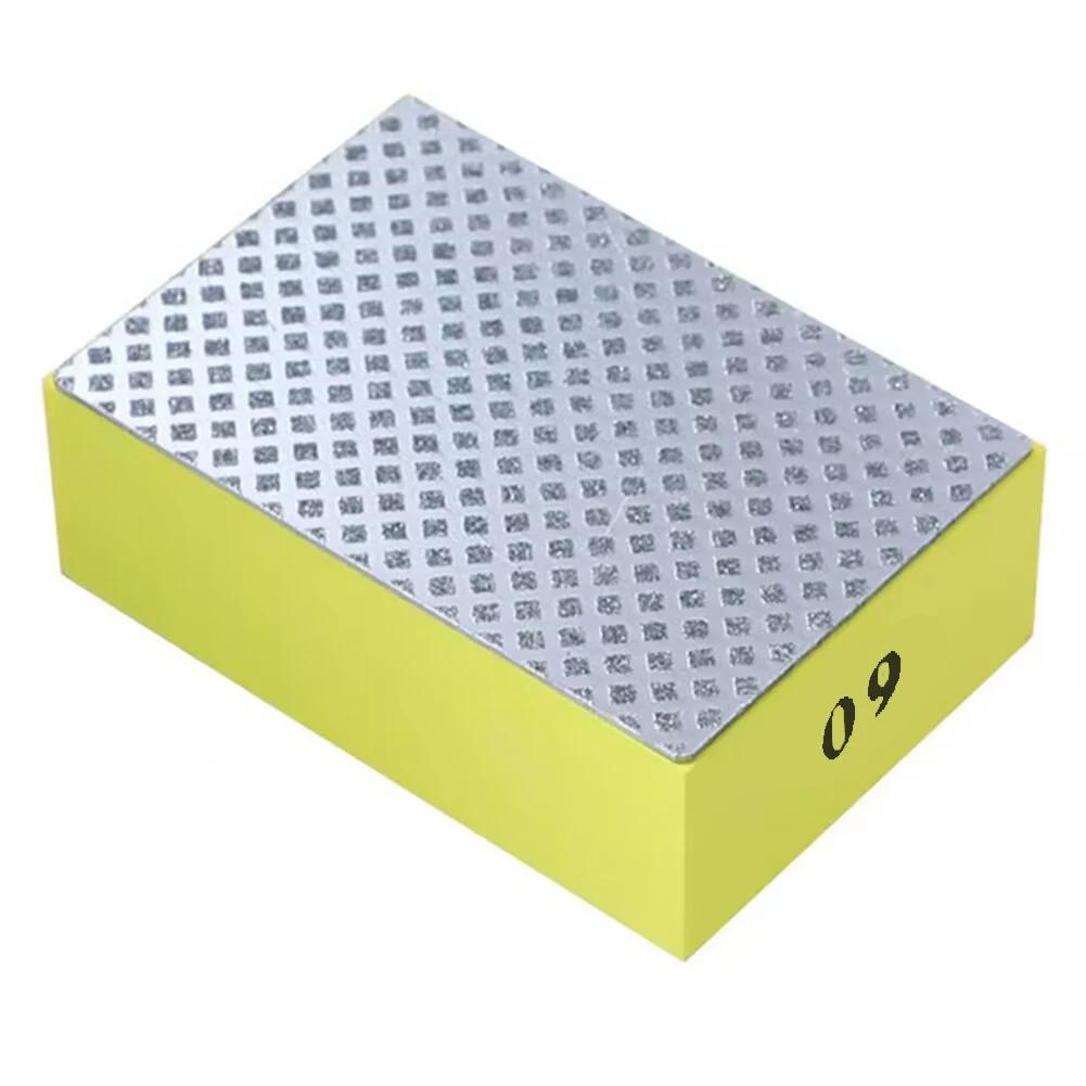 Diamond Hand Polishing Pads, Glass Abrasive Grinding Block Pad for Tiles, Ceramic and Stone Marble Grinding Disc Polishing Tools