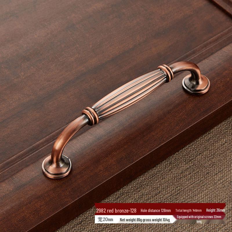 Antique Bronze European & American Zinc Alloy Cabinet Drawer Pull Handle
