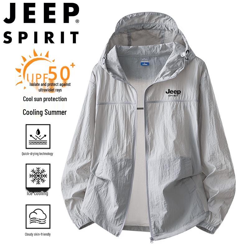 JEEP SPIRIT Leichte Sonnenschutzjacke für Herren
