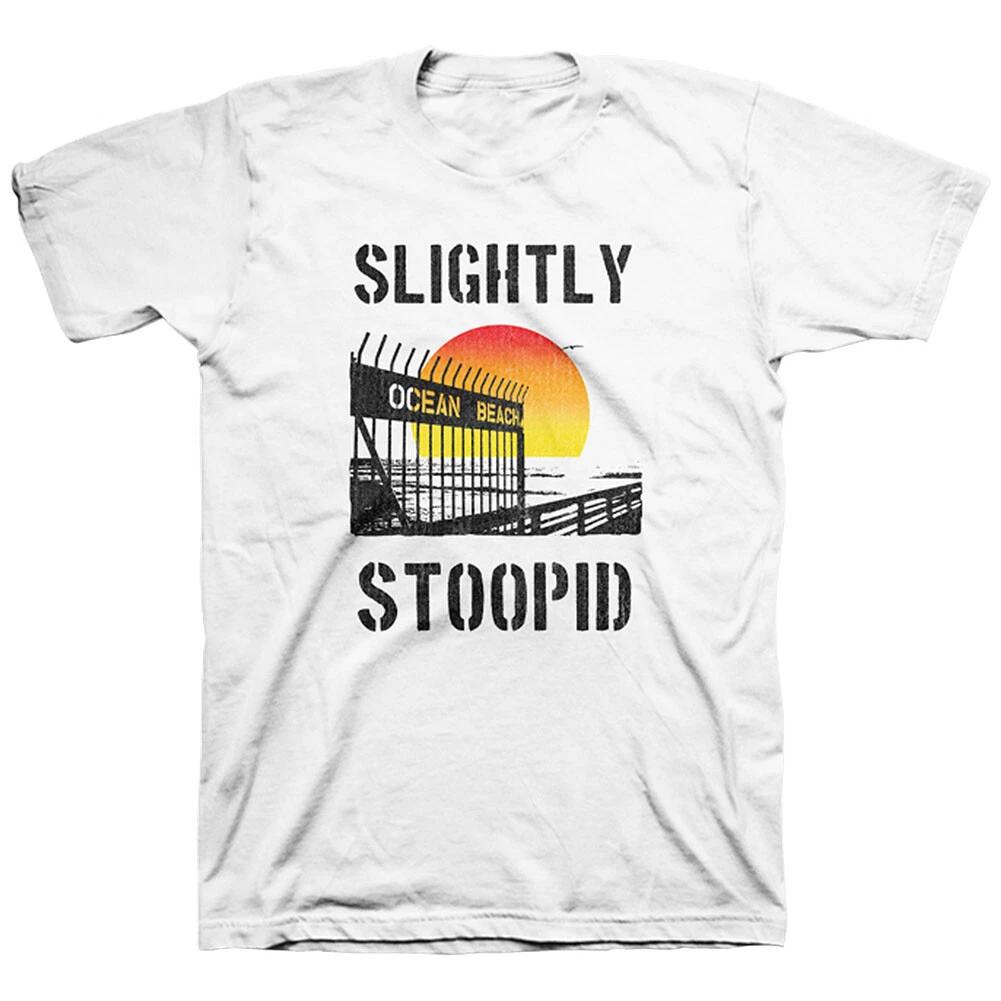 Authentic SLIGHTLY STOOPID Ocean Beach Gate T-Shirt White S-2XL NEW M