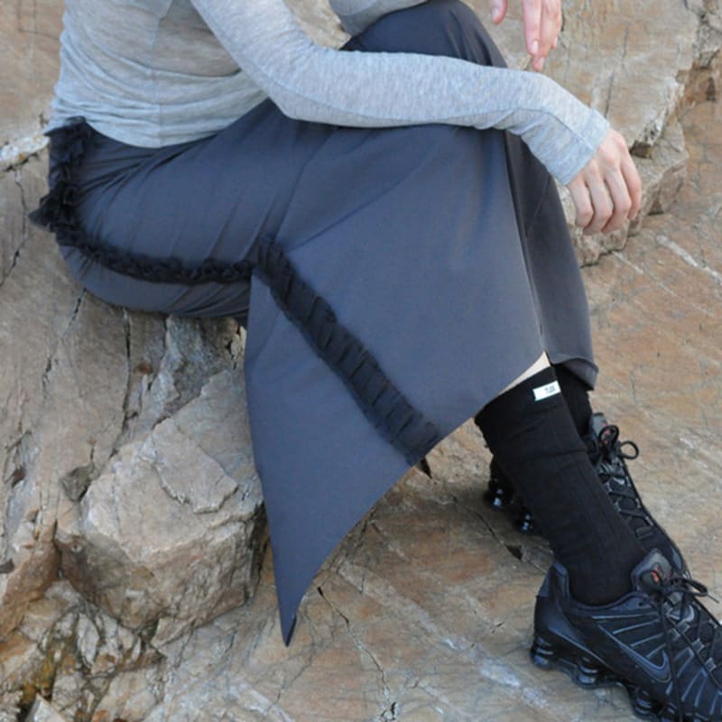 TUDE LOGO SOCKS BLACK