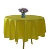 Round Satin Tablecloth Luxury Wedding Decor Christmas Birthday Baby Shower Home Party Tablecloth Overlays Coffee Table Cover