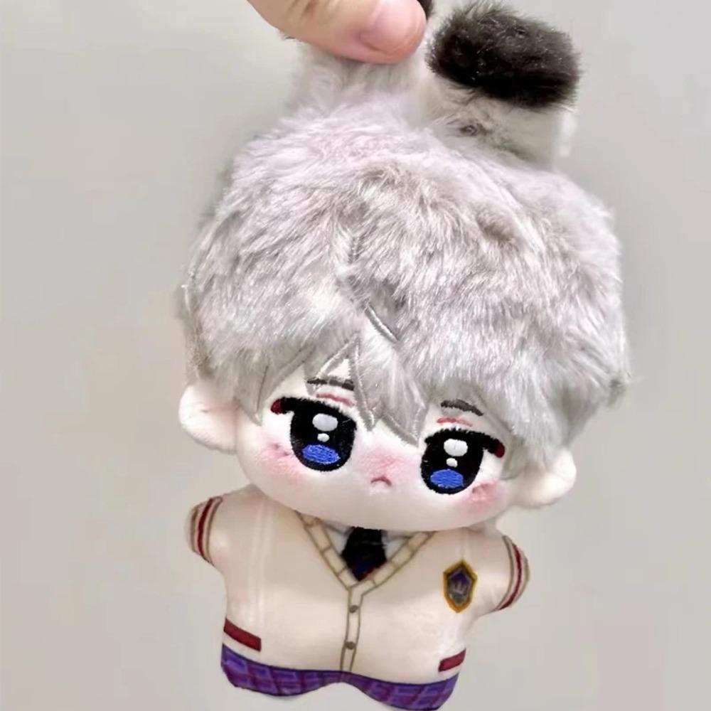 10cm Mini Love And Deepspace Bunny Ears Dress Up Xavier Shen XingHui Idol Cotton Doll Anime Plush Star Dolls Stuffed Figure Toys
