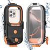 Red Pepper Black Tech 15m Waterproof Diving Case for Apple, Samsung, Huawei, and Xiaomi Phones