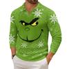 Men's Casual Collared Long-Sleeve Knit Base Layer Top