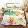 Anime Miss Kobayashis Dragon Maid Bedding Set Double Twin King Duvet Cover Comforter Pillowcase Boys Girls Adults Bedroom