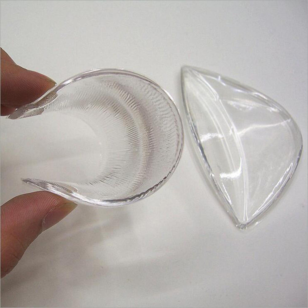 1 Pair Of Silicone Gel Cushion Shoe Insert Foot Wedge Arch Support Pad Hug Heel