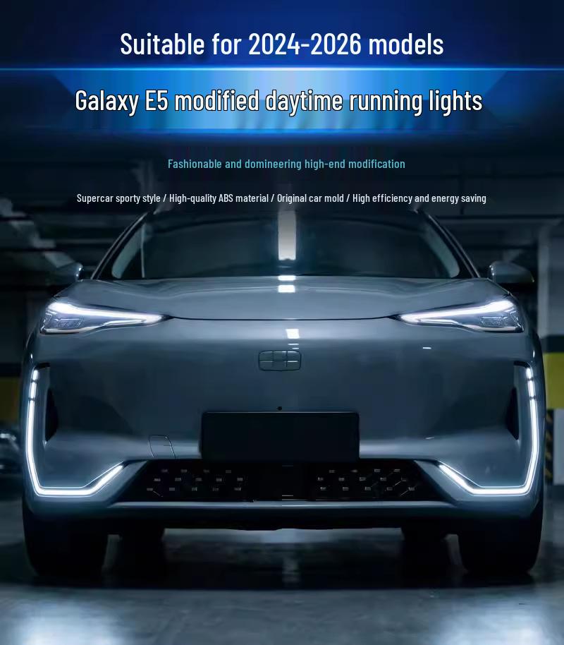 Geely Galaxy E5 (24-26) LED DRL Fog Light Upgrade Kit