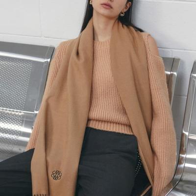 NICK&NICOLE NICOLE PREMIUM MUFFLER_BEIGE