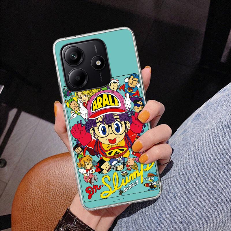 Arale Dr Slump Phone Case For Xiaomi Redmi Note 15 14 13 12S 12 11 Pro Plus 14S 11S 11E 10 10S 11T 5G Personalized Cover Redmi N