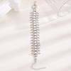 Men Bracelet Adjustable Chain Length Comfortable Fit Punk-Style Insert Design Bracelet Men Women Jewelry