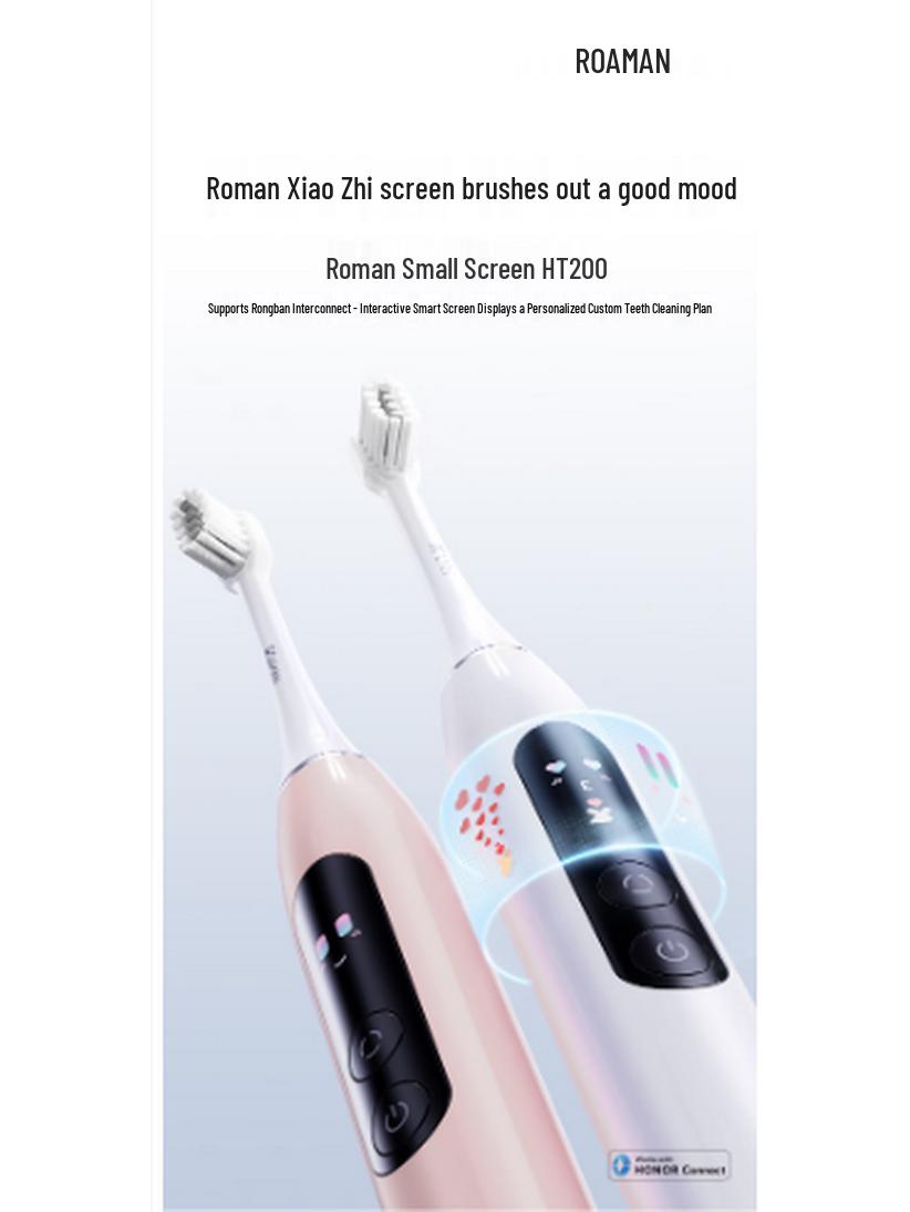 Roaman HT200 Smart Screen Sonic Electric Toothbrush