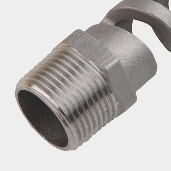 Ugello Atomizzatore Conico a Spirale Resistente al Calore Anti-Intasamento Costruzione Robusta Filettatura Maschile Acciaio Inossidabile Spirale KTY