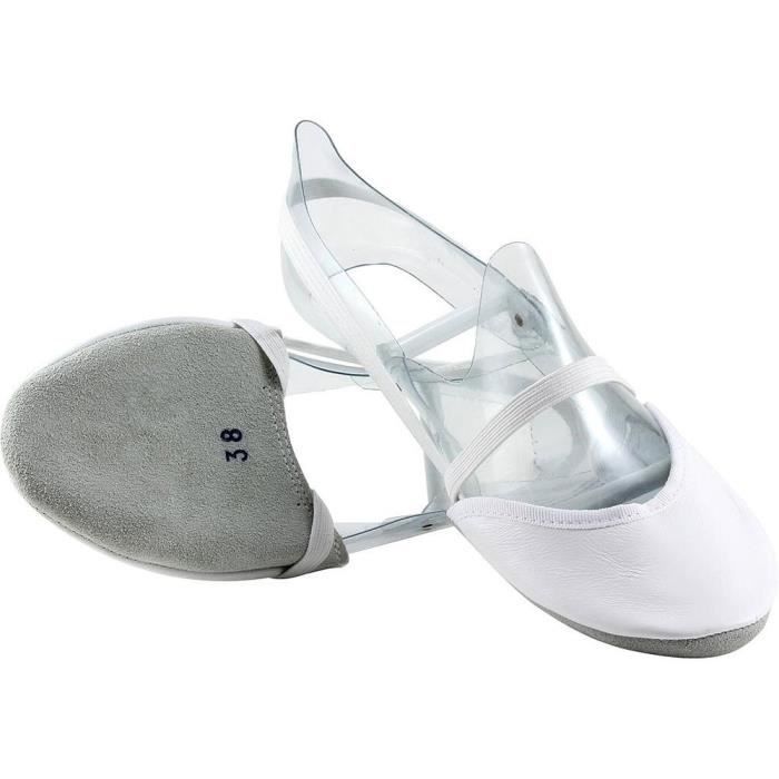 Embout danse rythmique - VALEBALL - RITMICA - Peau retournée - Femme - Blanc