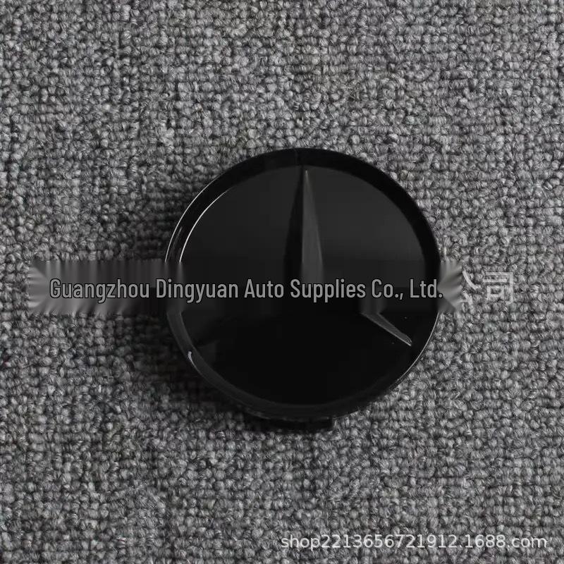 Original 75mm Aluminum Wheel Hub Cap with Mercedes Logo for All Models